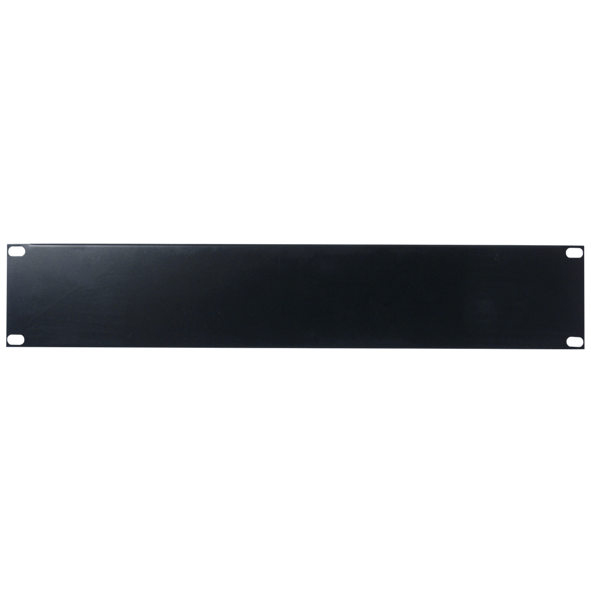 19" blindpanel, svart, 2U