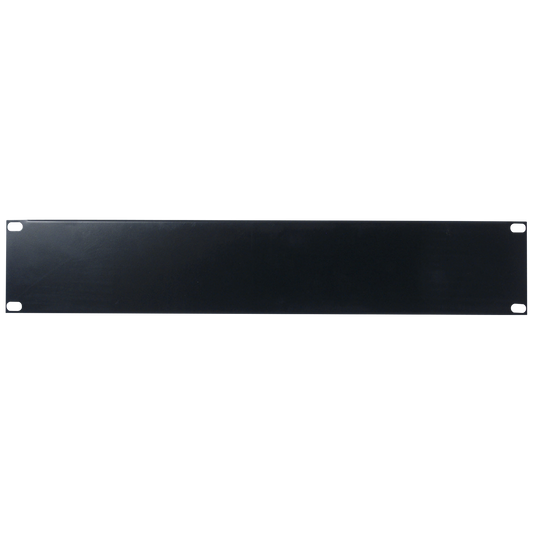 19" blindpanel, svart, 2U