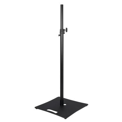 Högtalarstativ med bottenplatta, 1100–1800 mm, 35 mm, max 20 kg