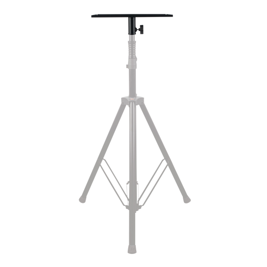 Bricka för 35 mm stativ, stål, 42 × 38 cm, svart