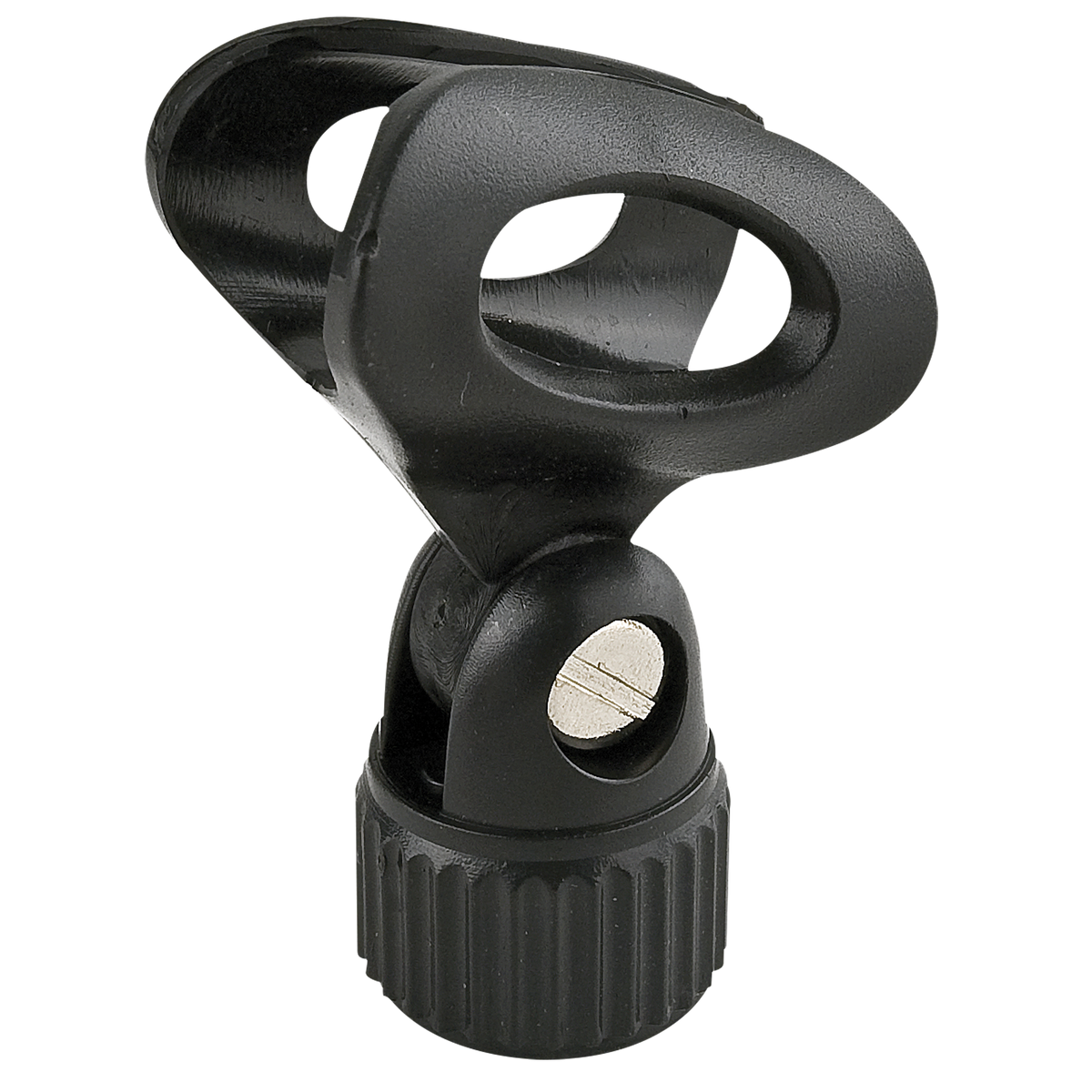 Mikrofonhållare 22–26 mm, 5/8" gänga, svart