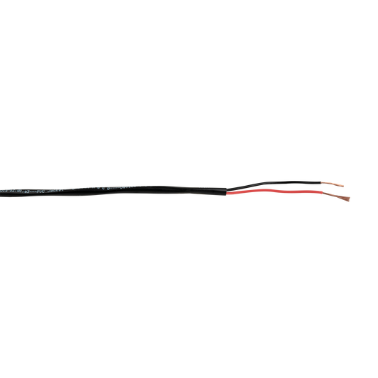 SPC-215 CPR högtalarkabel 2 × 1,5 mm², Dca-s2,d0,a3, svart, 300 m på rulle