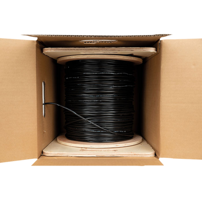 SPC-215 CPR högtalarkabel 2 × 1,5 mm², Dca-s2,d0,a3, svart, 300 m på rulle