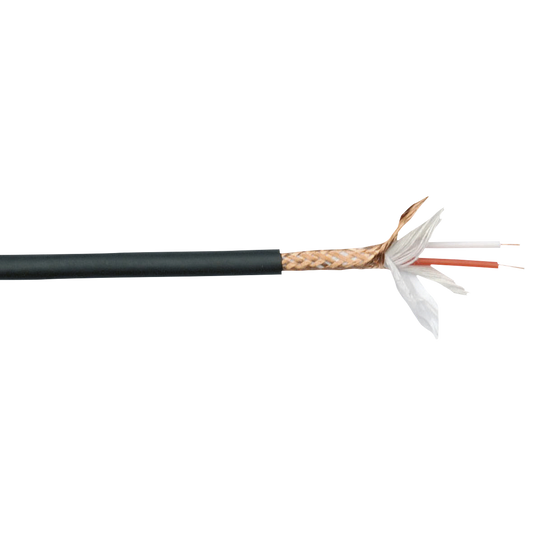 DIG-110 digitalkabel AES/EBU och DMX, svart, 100 m på rulle
