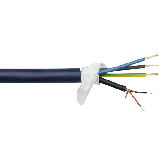 PSC-211 kombikabel ström/signal, mörkblå, per meter