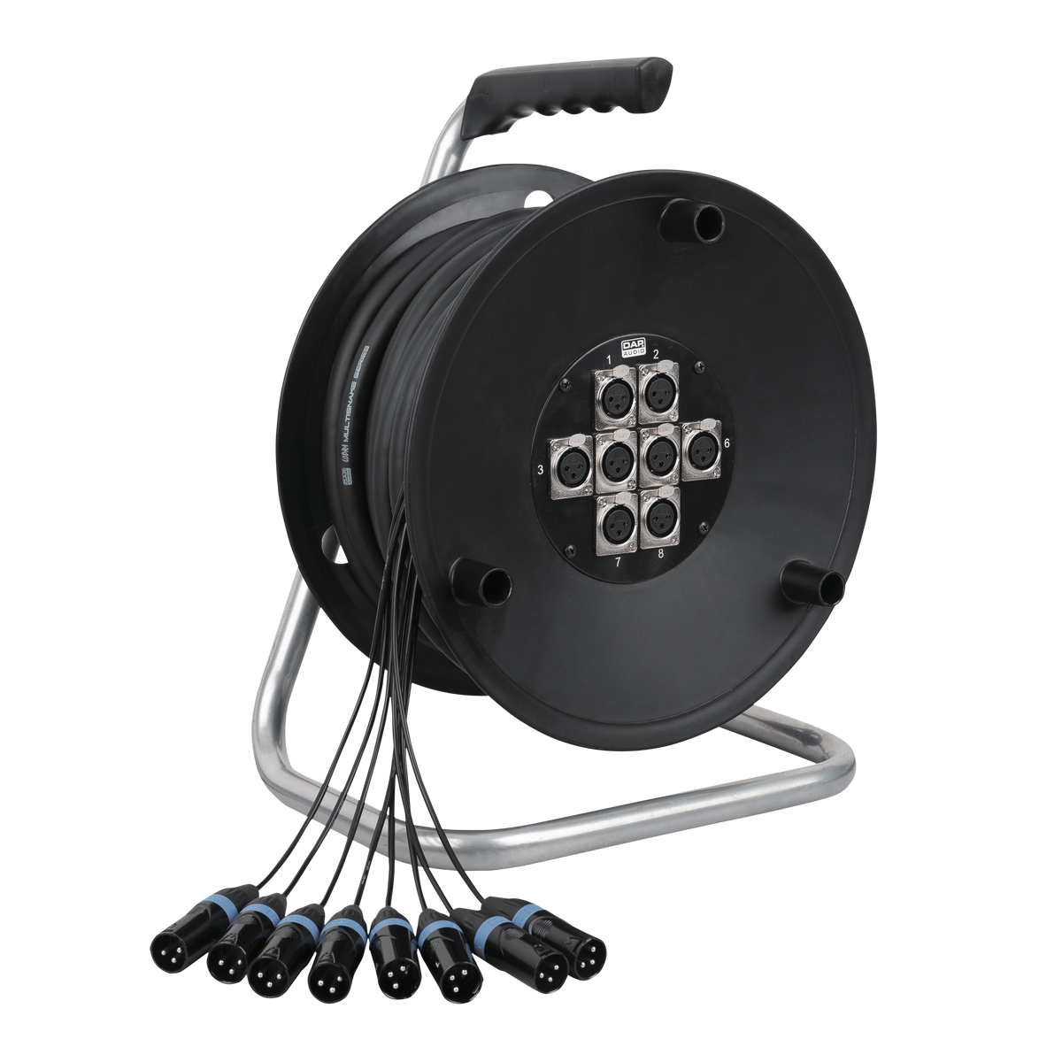 Python 8 stagewheel, 8 × XLR