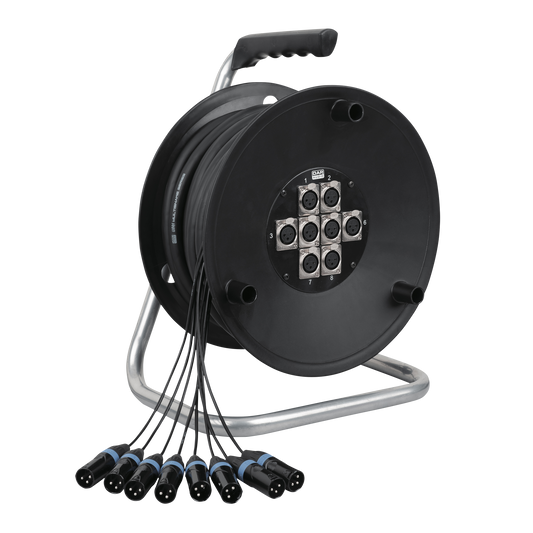 Python 8 stagewheel, 8 × XLR