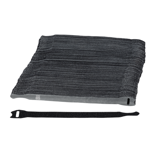 Kardborreband för kablar 12 × 200 mm, 100 st