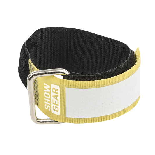Kardborreband 200 × 20 mm, gul, set om 10