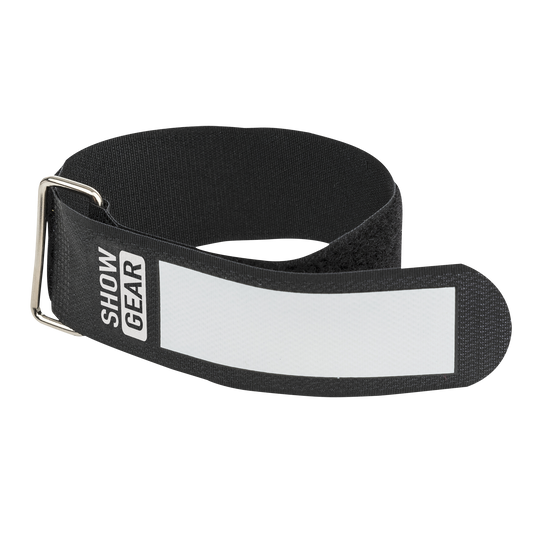 Kardborreband 400 × 40 mm, svart, set om 10