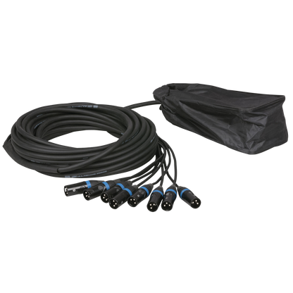 CobraX 8 StageSnake, 8 kanaler XLR, 15 m