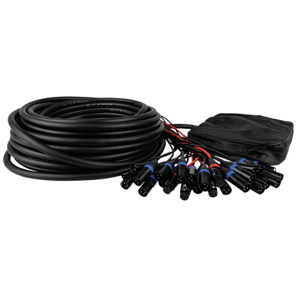 CobraX 24/4 StageSnake, 24 in / 4 ut XLR, 30 m