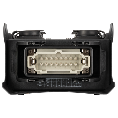 PowerCore 1m.6p breakoutbox, Multipin H16 in till 6 × Power Pro True