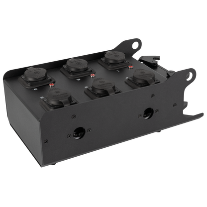 PowerCore 1m.6p breakoutbox, Multipin H16 in till 6 × Power Pro True