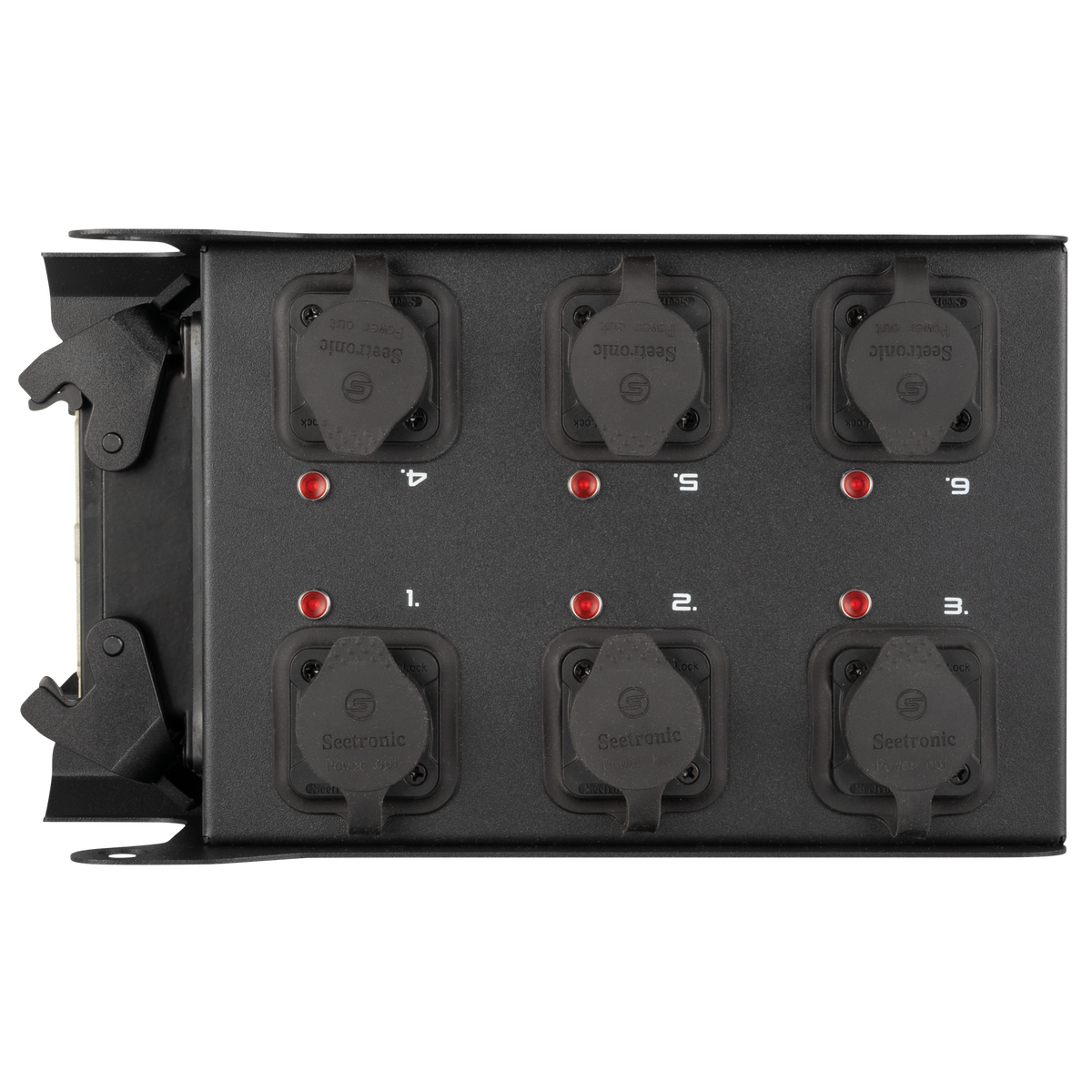 PowerCore 1m.6p breakoutbox, Multipin H16 in till 6 × Power Pro True