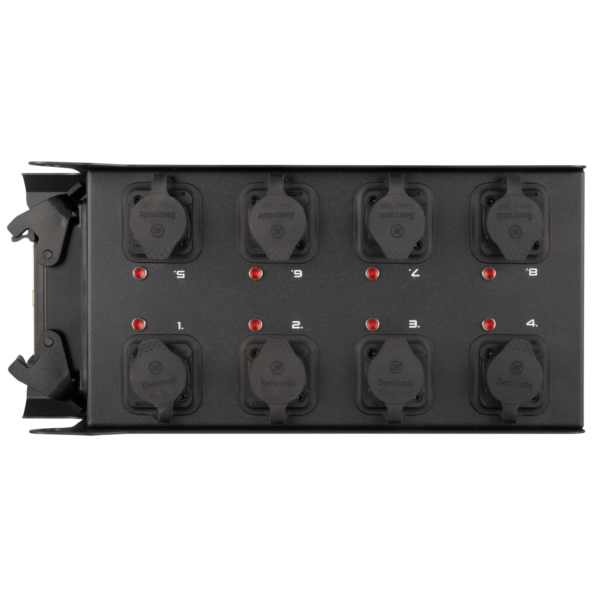 PowerCore 1m.8p breakoutbox, Multipin H16 in till 8 × Power Pro True