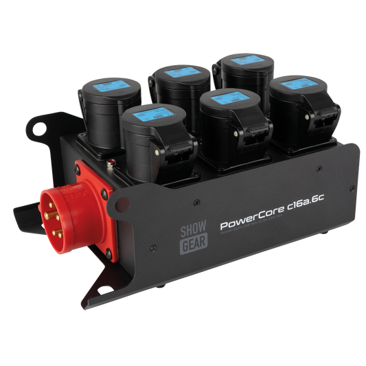 PowerCore c16a.6c, 6× CEE 16 A (1P) – 1× CEE 16 A (5P)