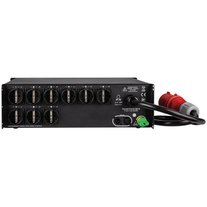 PowerCore 32.9 strömfördelare, 1 + 9 × Schuko