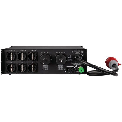 PowerCore 32.12s strömfördelare, 1 + 6 × Schuko + 2 × Multipin S19