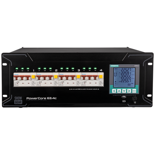PowerCore 63.4c strömfördelare, 4 × CEE 32 A