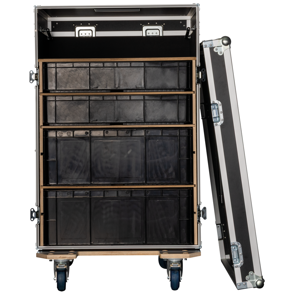 Storage Case 2 med 4 lådor och arbetsytor