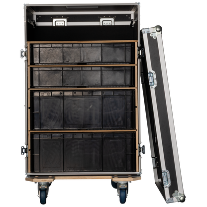 Storage Case 2 med 4 lådor och arbetsytor