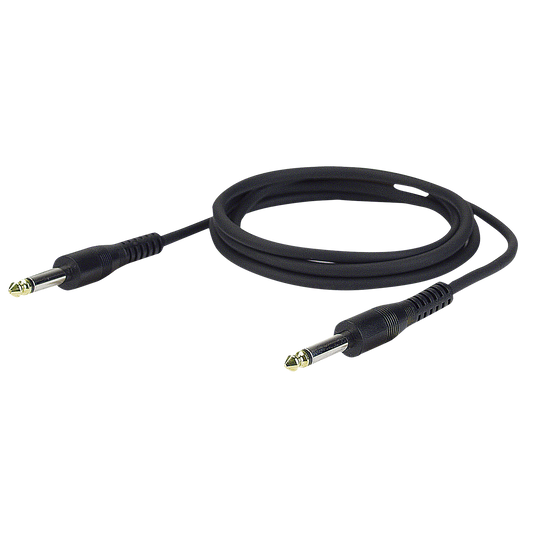 FL066 – instrumentkabel obalanserad teleplugg mono till teleplugg mono, 6 m