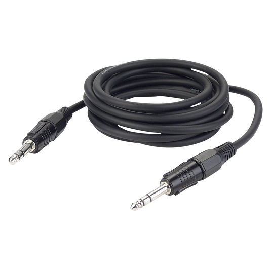 Instrumentkabel balanserad teleplugg stereo till teleplugg stereo, 1,5 m