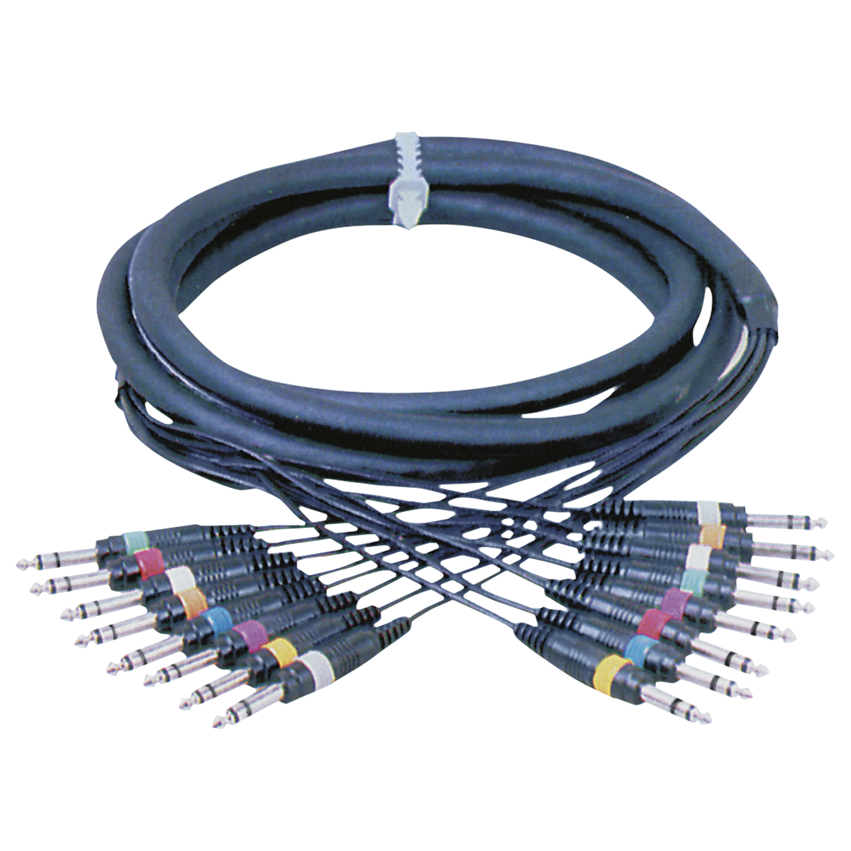 Studiosnake 8 × teleplugg stereo till 8 × teleplugg stereo, 3 m