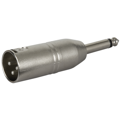 FLA27 – adapter XLR 3-polig hane till teleplugg mono