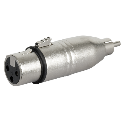 FLA31 – adapter XLR 3-polig hona till RCA hane