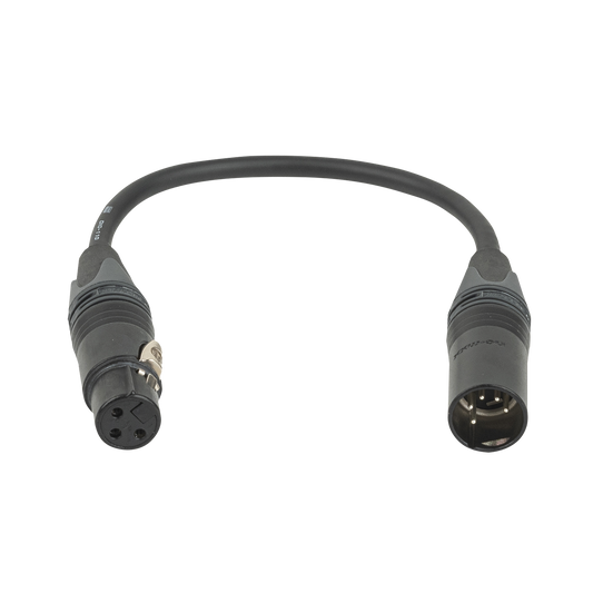DMX-adapter 3-polig hona till 5-polig hane, Neutrik XX