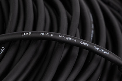 Mik-/linjekabel XLR 3-polig hane/hona, Neutrik NC3-BAG, 10 m