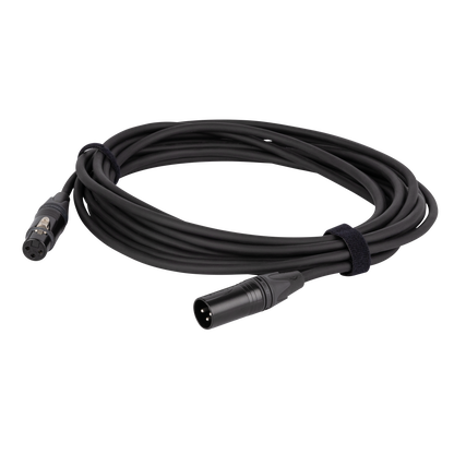 Mik-/linjekabel XLR 3-polig hane/hona, Neutrik NC3-BAG, 3 m