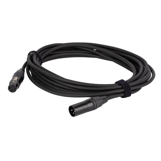Mik-/linjekabel XLR 3-polig hane/hona, Neutrik NC3-BAG, 6 m