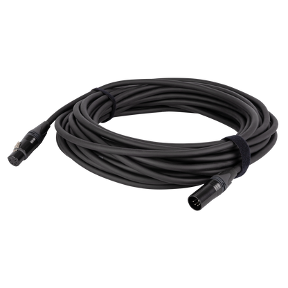 DMX/AES-EBU-kabel XLR 5-polig hane till XLR 5-polig hona, Neutrik NC5-BAG, 20 m