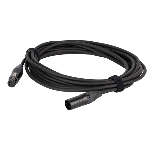 DMX/AES-EBU-kabel XLR 5-polig hane till XLR 5-polig hona, Neutrik NC5-BAG, 3 m