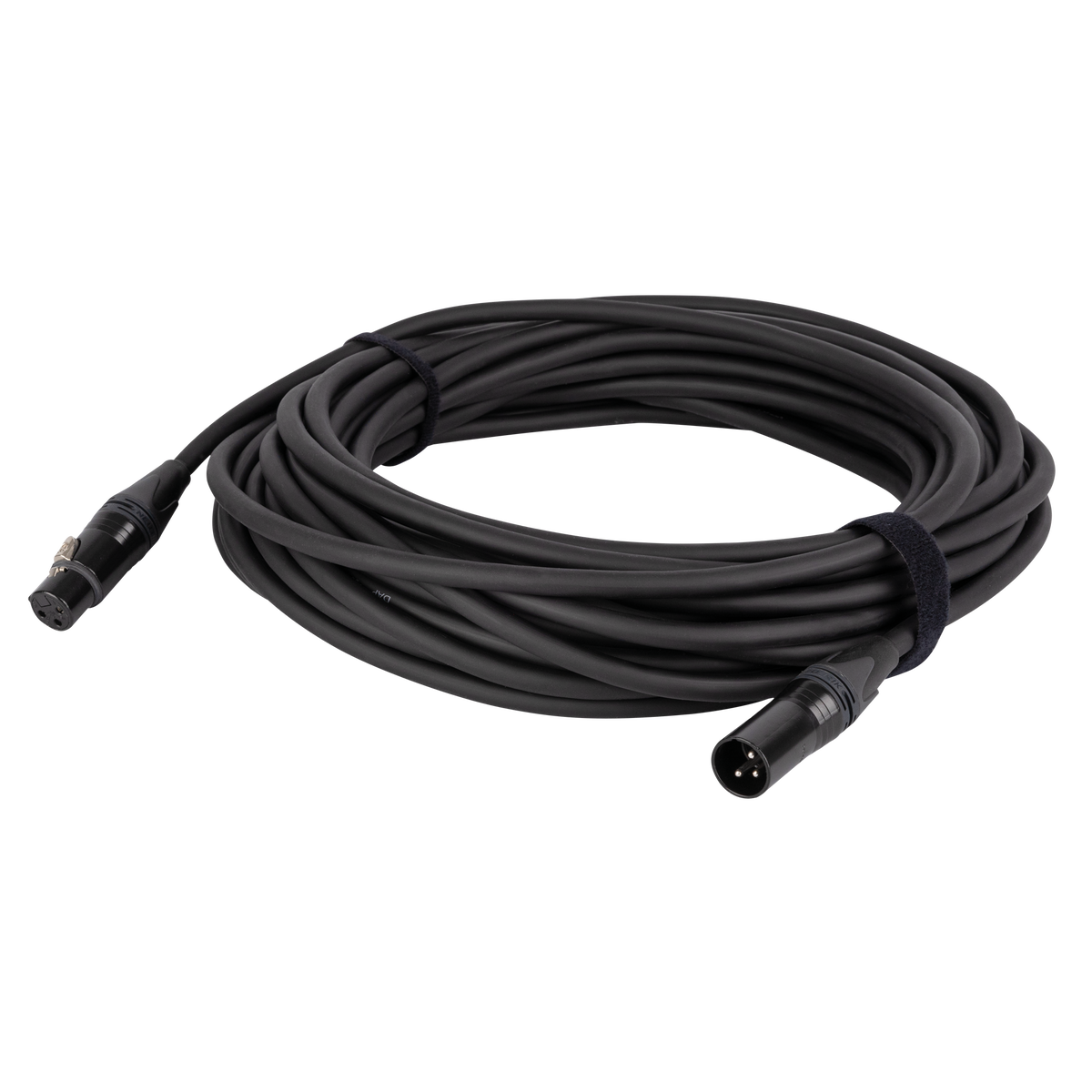 DMX/AES-EBU-kabel XLR 3-polig hane till XLR 3-polig hona, Neutrik NC3-BAG, 20 m