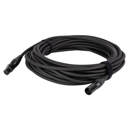 DMX/AES-EBU-kabel XLR 3-polig hane till XLR 3-polig hona, Neutrik NC3-BAG, 20 m
