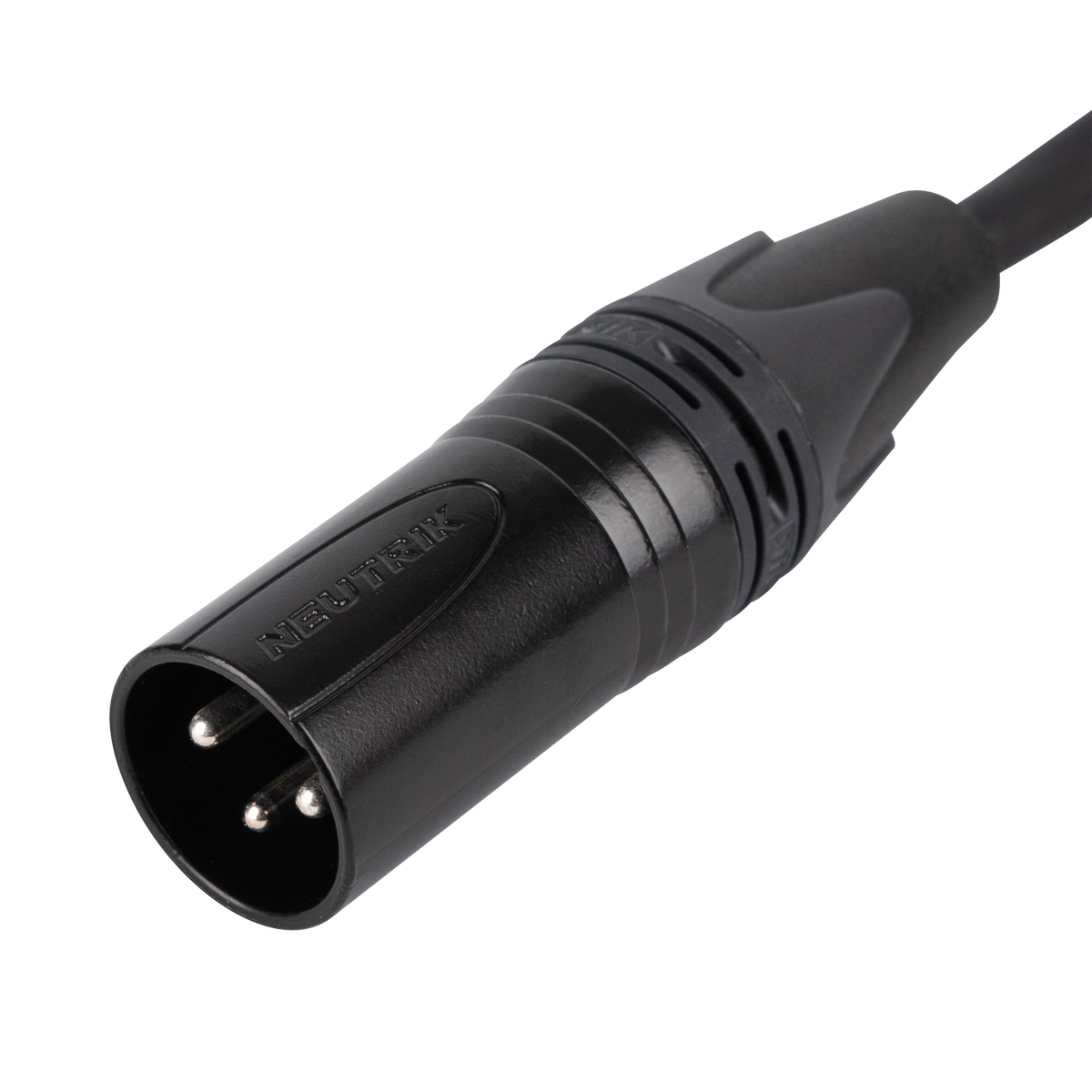 DMX/AES-EBU-kabel XLR 3-polig hane till XLR 3-polig hona, Neutrik NC3-BAG, 6 m