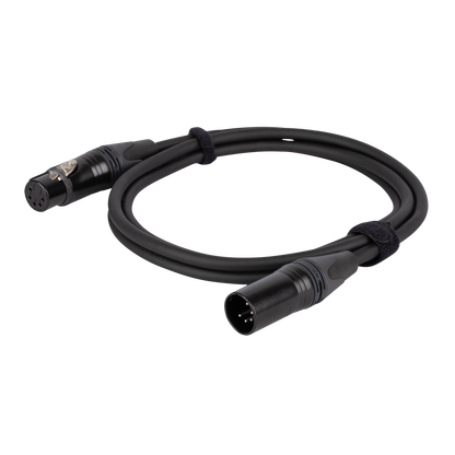 Quad DMX/AES-EBU-kabel, Neutrik NC5-BAG, 0,75 m