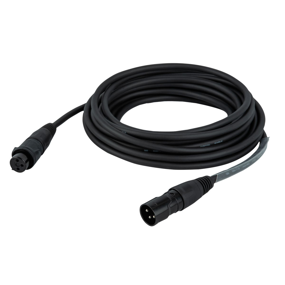 DMX/AES-EBU-kabel XLR 3-polig hane till XLR 3-polig hona, Rean RCX3, IP65, 3 m