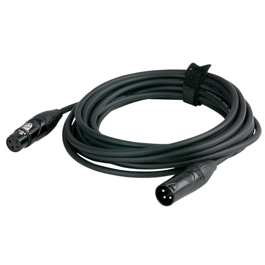 Mikrofonkabel balanserad XLR 3-polig hane till hona, X-typ, 20 m