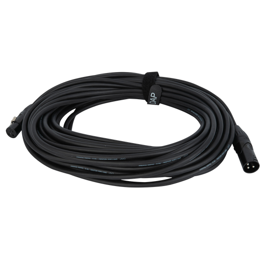 FLX0975 – DMX/AES-EBU-kabel XLR 3-polig hane till XLR 3-polig hona, 0,75 m