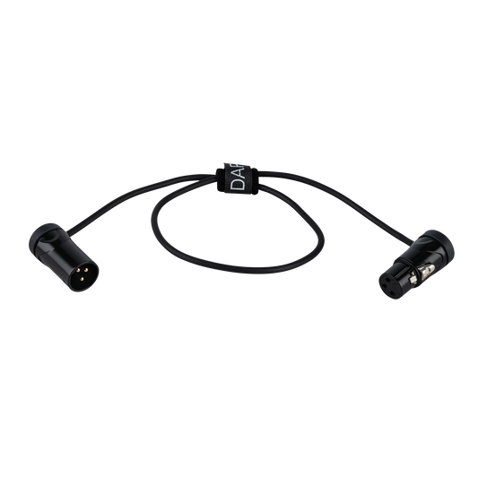 Patchkabel balanserad XLR 3-polig hane till XLR 3-polig hona, 0,60 m