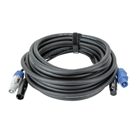 Hybridkabel Power Pro och XLR 5-polig, DMX/ström, 10 m