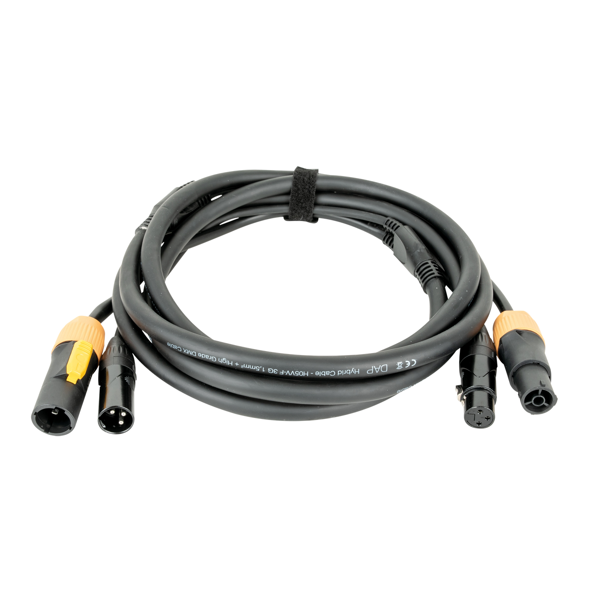 Hybridkabel Power Pro True och XLR 3-polig, DMX/ström, 6 m