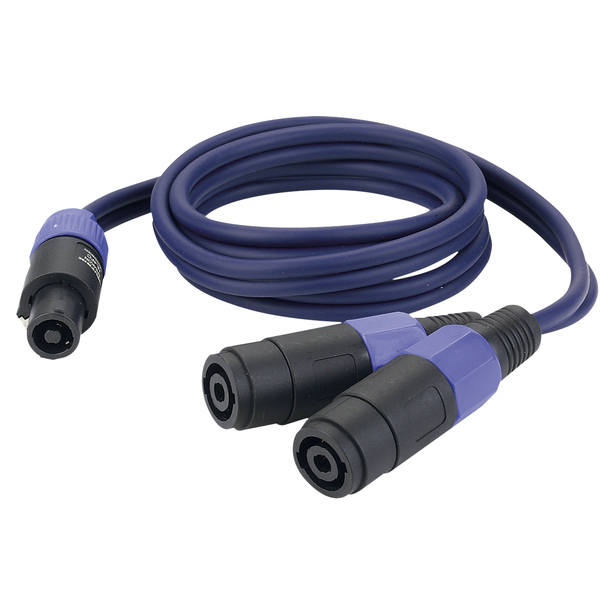 Högtalarkabel 2 × högtalarkontakt hona till speakON hane, 2 × 1,5 mm²