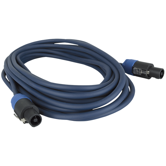 Högtalarkabel högtalarkontakt till högtalarkontakt, 2 × 1,5 mm², 15 m