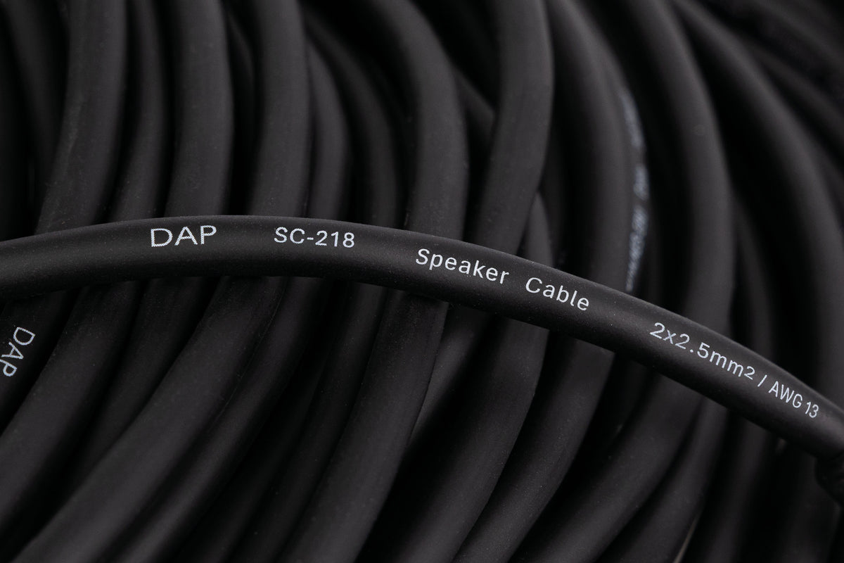 Högtalarkabel speakON NL2 till speakON NL2, 2 × 2,5 mm², Neutrik, 6 m